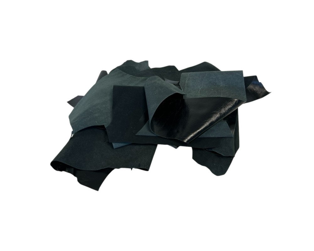 Natūralios odos atraižų rinkinys Nr.64 | 0,352kg. - 1