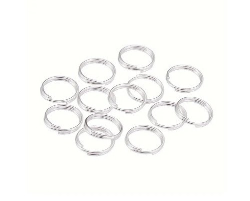 Žiedas sujungimui 4mm 120vnt Sidabrinė - 1