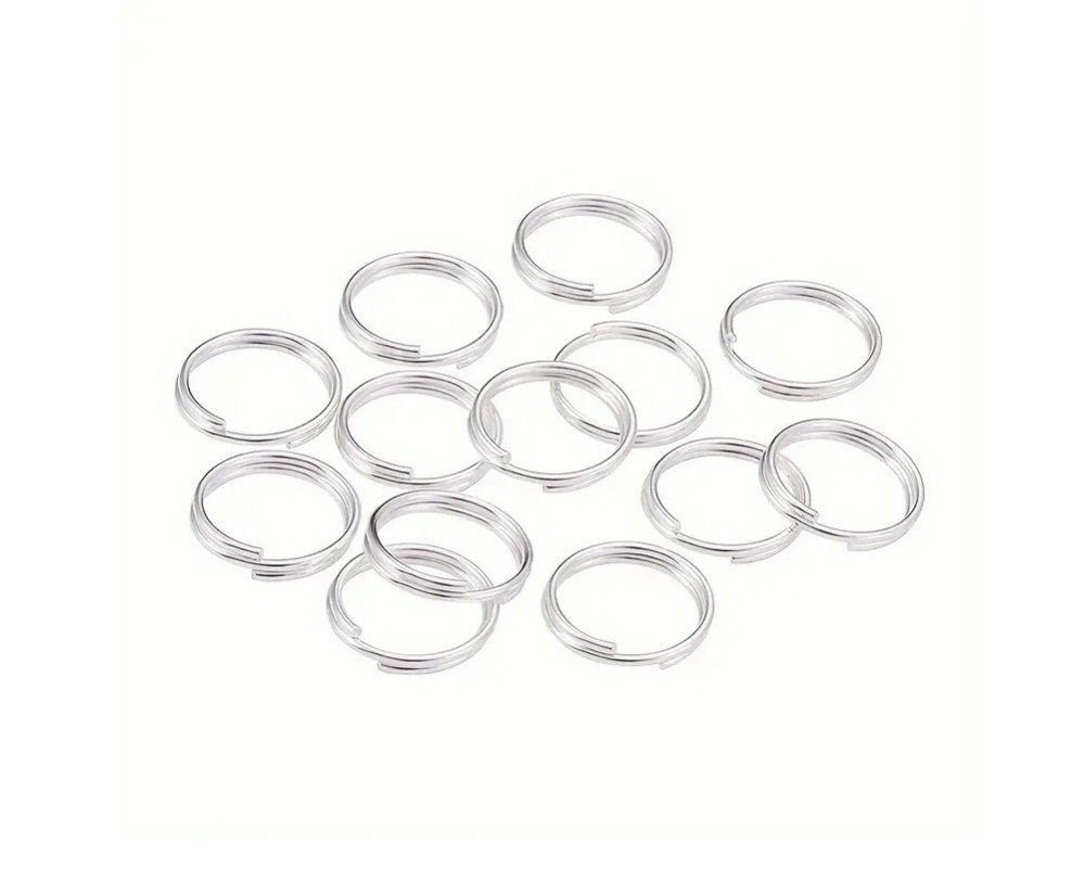 Žiedas sujungimui 4mm 120vnt Sidabrinė - 1