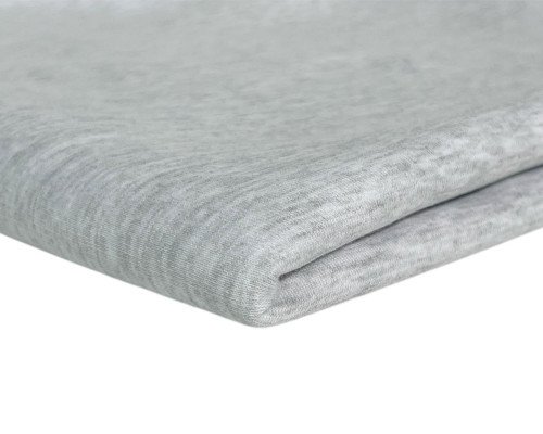 Trikotažas su pūkeliu Šviesiai pilkas melanžas - 1