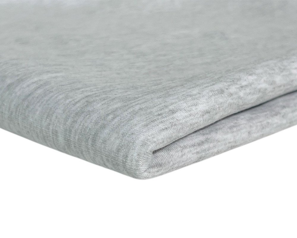 Trikotažas su pūkeliu Šviesiai pilkas melanžas - 1