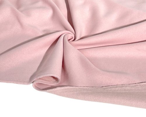 Trikotažas su pūkeliu Šviesi pelenų rožinė - 1