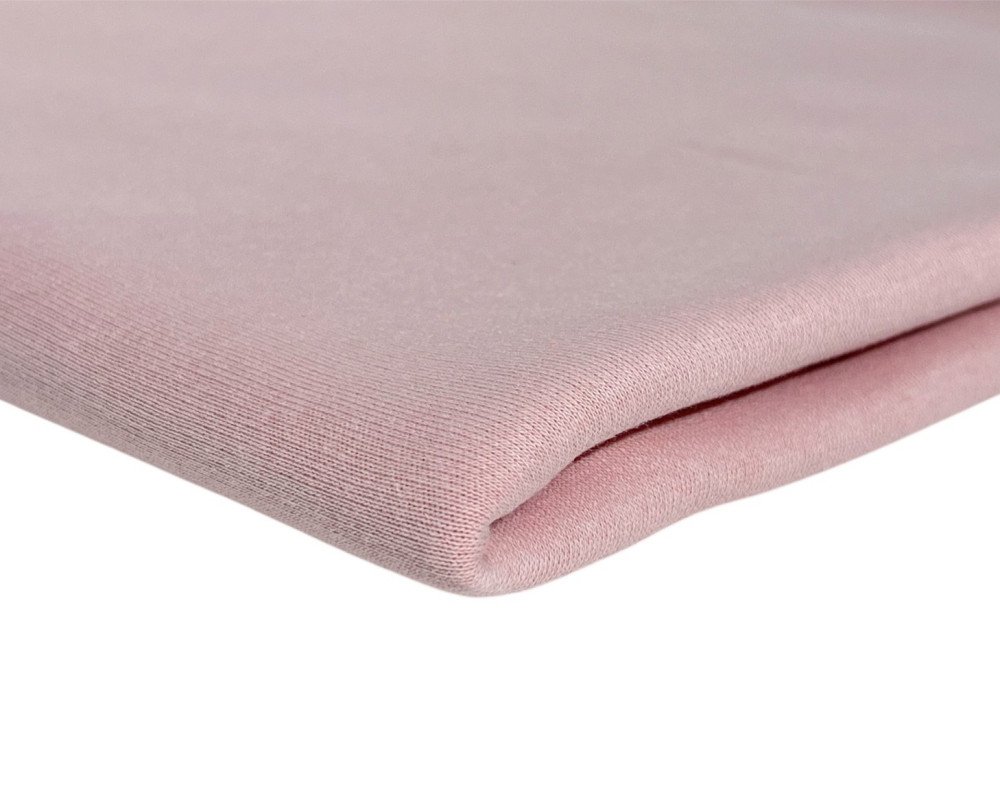 Trikotažas su pūkeliu Šviesi pelenų rožinė - 1