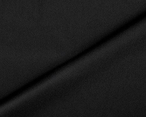 Elastinis medvilninis audinys Putinas Juodas - 1