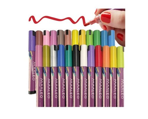 Akriliniai markeriai 24 spalvos - 1