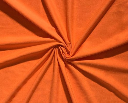 Medvilninis trikotažas (jersey) Oranžinis - 1
