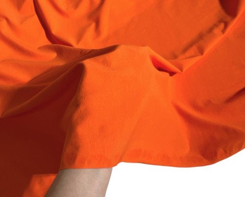 Medvilninis trikotažas (jersey) Oranžinis - 1