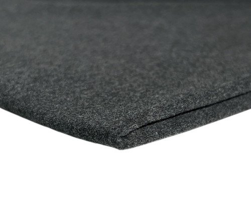 Medvilninis trikotažas (jersey) Tamsiai pilkas melanžas - 1