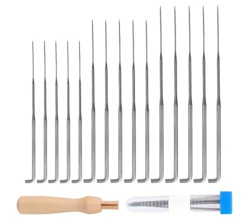 Vėlimo adatų rinkinys su koteliu - 1