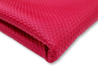 Thick textured knitted fabric Pink cyclamen