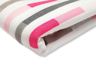 Medvilninis trikotažas (jersey) Spalvoti dryžiukai