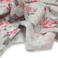 Cotton jersey Flowers with polka dots internetu