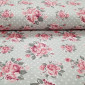 Cotton jersey Flowers with polka dots pristatymas per 1-4 d.d.