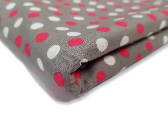 Cotton jersey Colourful polka dots