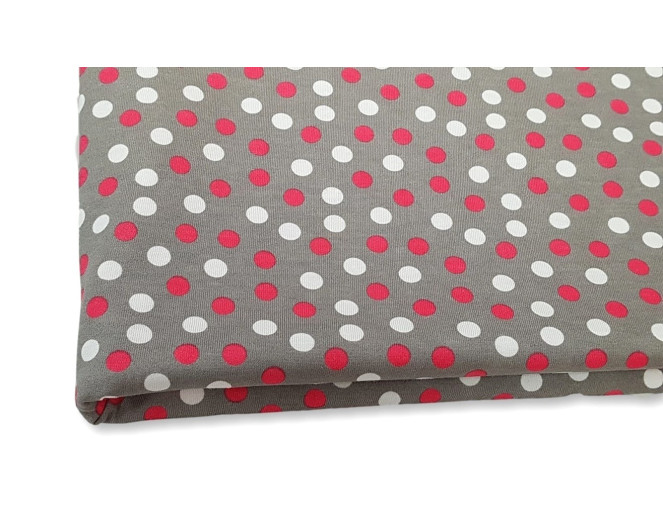 Medvilninis trikotažas (jersey) Spalvoti taškučiai pigiau