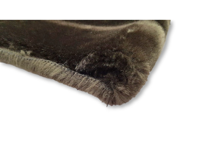 Faux fur Dark Green pigiau