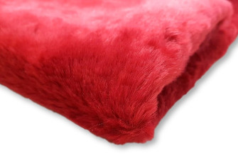Faux fur Red