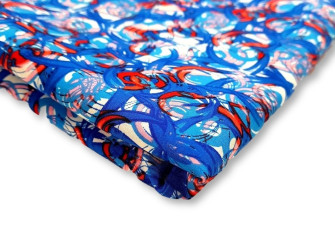 Fabric Blue patterns