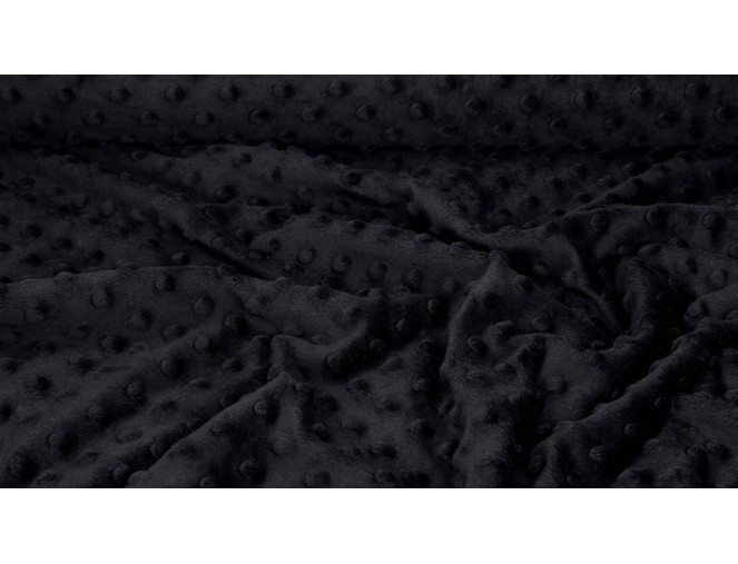 Minky fabric Black pigiau