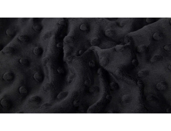 Minky fabric Black