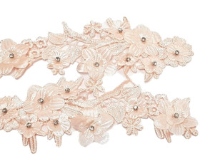 Prisiuvama aplikacija Persikinės gėlytės Prisiuvama aplikacija Persikinės gėlytės