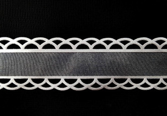 Dekoratyvinė organzos juostelė 25mm