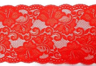 Elastic lace 170mm Red