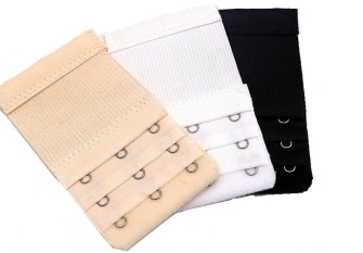 Bra extension with elastic 3 hooks Bra extension with elastic 3 hooks