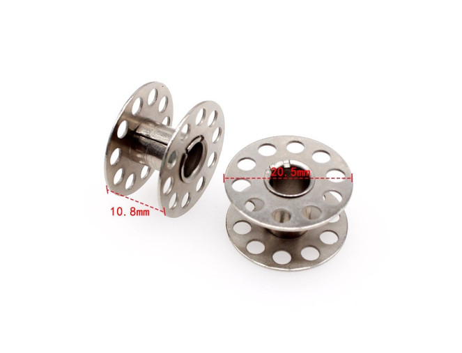 Metal coil with holes pigiau