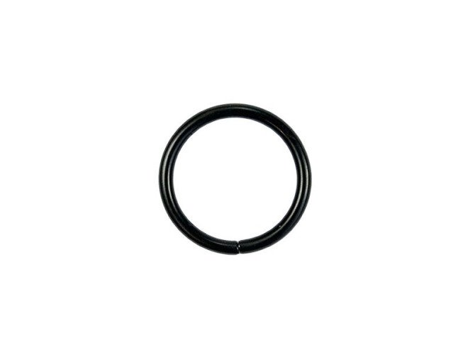 Žiedas galanterijai Juodas 35mm