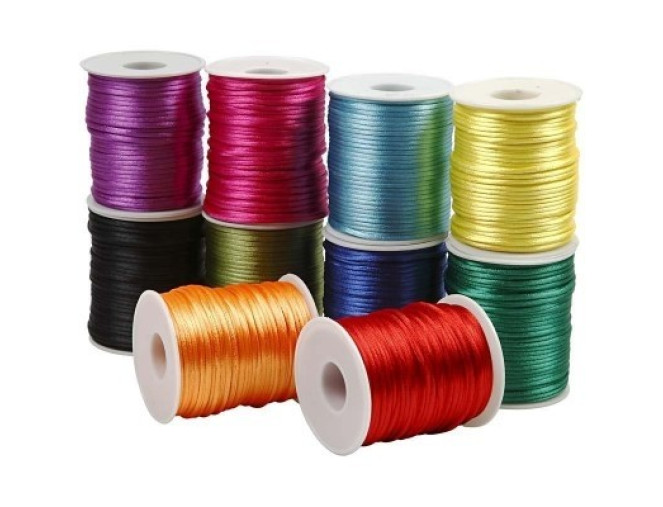 Satin cord 2mm.