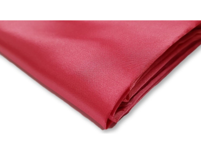 Thin satin fabric Pink