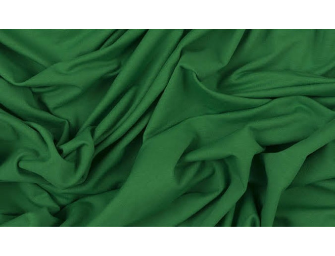 Knitted and crocheted fabric Green