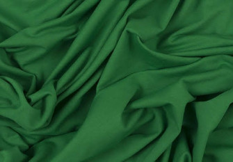 Knitted and crocheted fabric Green