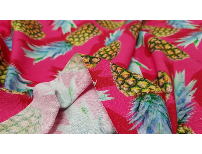 Cotton knitted fabric Pineapple internetu