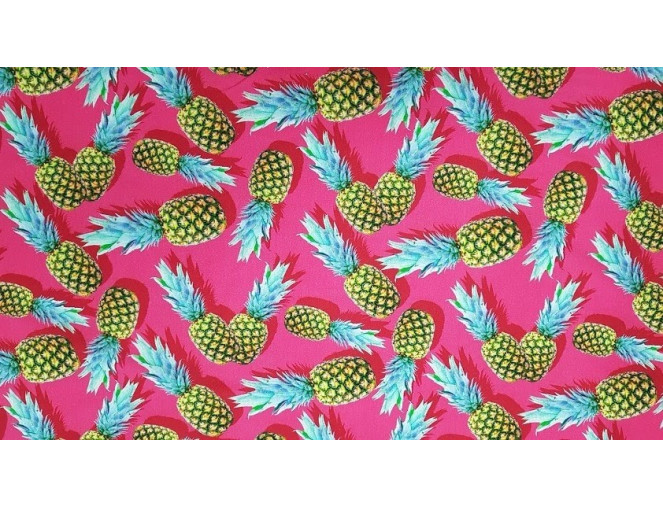 Cotton knitted fabric Pineapple pigiau