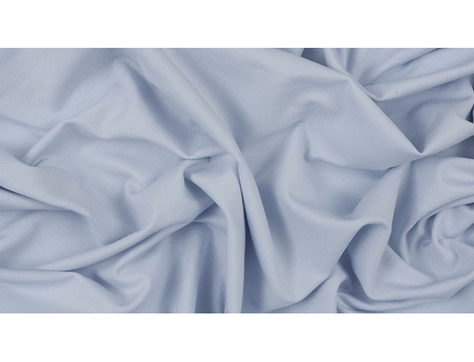 Knitted and crocheted light blue