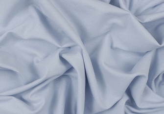 Knitted and crocheted light blue