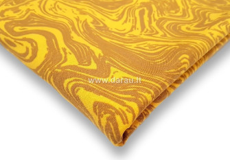 Cotton jersey Yellow patterns