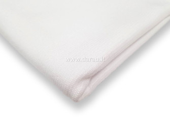 Thinner RIB knitted fabric White