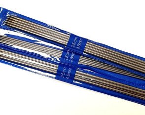 Metaliniai virbalai kojinėms 25cm Metaliniai virbalai kojinėms 25cm