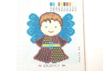 Embroidery painting Angel3