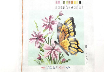 Embroidery painting Butterfly