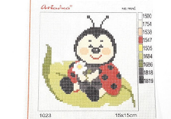 Embroidery painting Ladybug