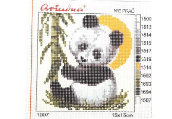 Embroidery painting Panda
