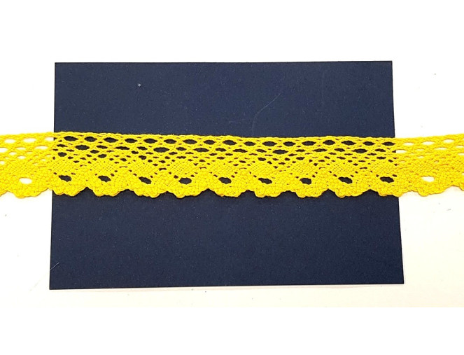 Cotton lace 27mm pigiau