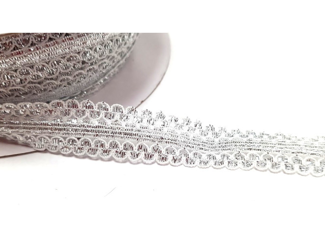 Glossy Rubber 16mm Silver