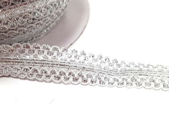 Glossy Rubber 16mm Silver