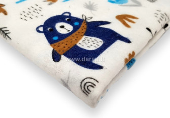 Flannel Blue Bear