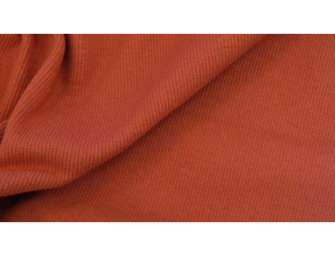 RIB knitwear Red brick